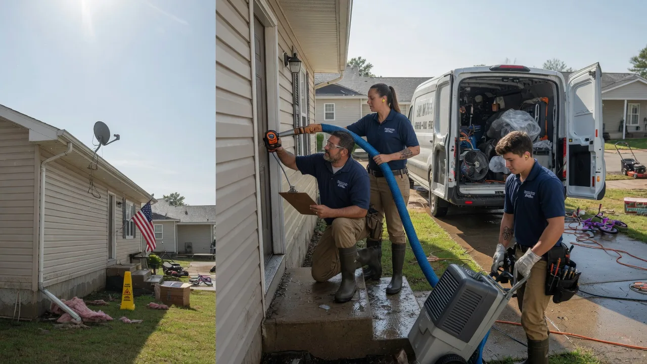 Ceiling Water Damage Restoration in Shawnee, WY near me